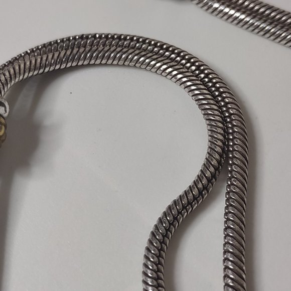 Very Awesome Decorative Two Tone Metal Belt 39 Inches Long - Picture 6 of 13